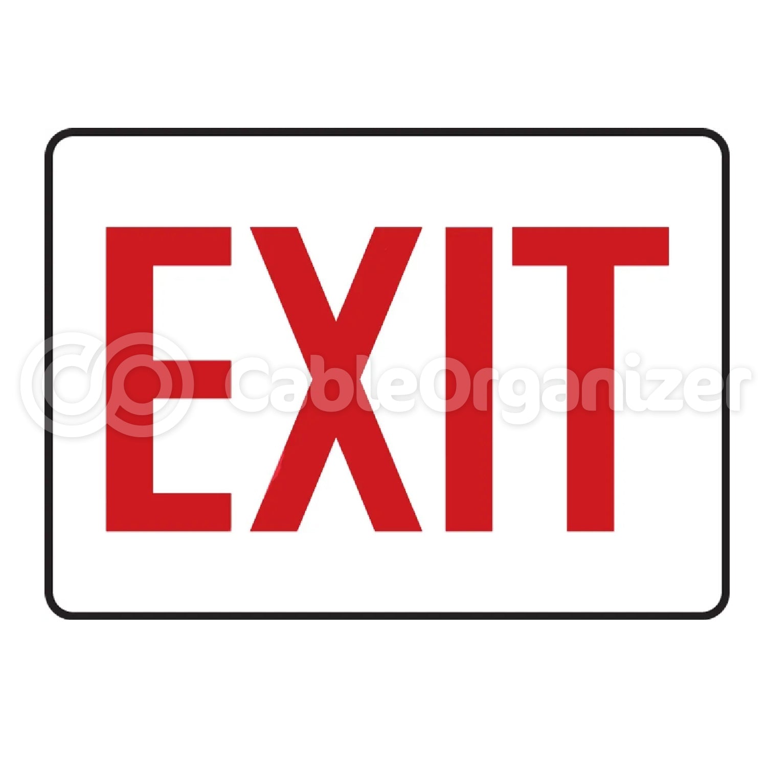 Safety Sign: Exit