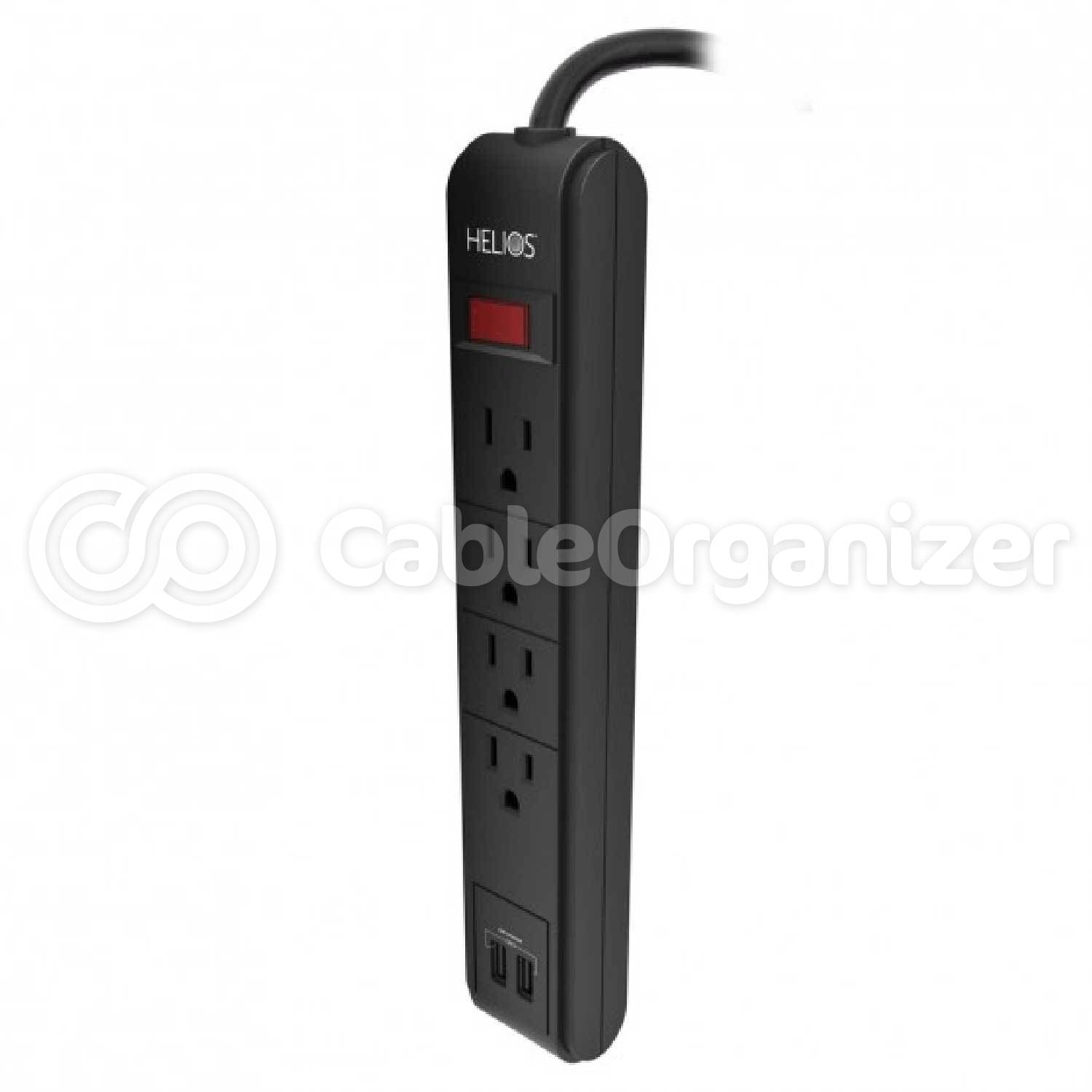 Helios® 4 Outlet Surge Protector with 2 USB Charging Ports