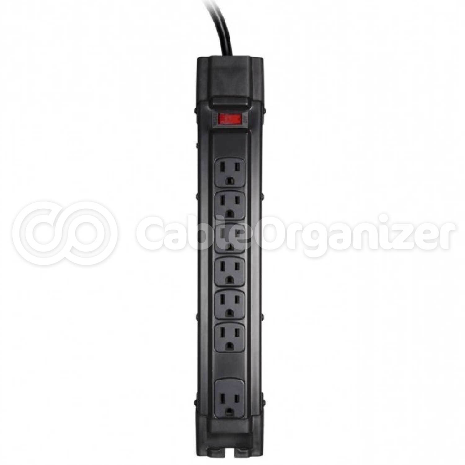 Helios® 7 Outlet Surge Protected Metal Case Power Strip