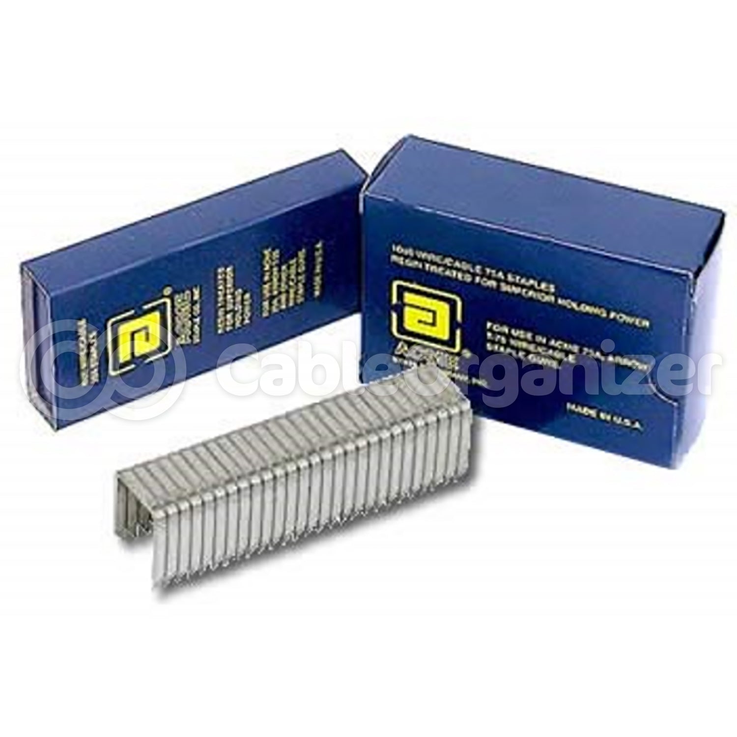 Acme 25A and 25AC Wire and Cable Staple Gun Staples (1000 pc)