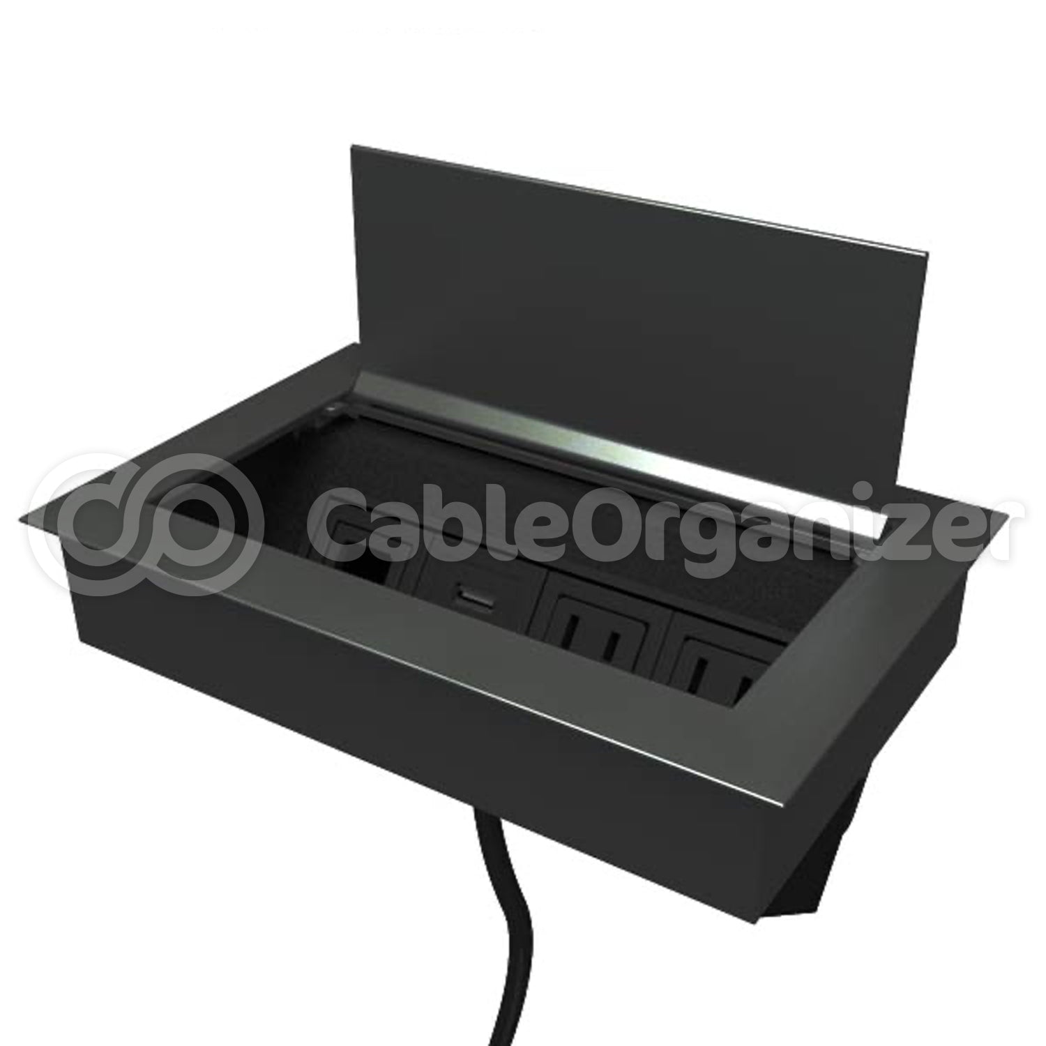 Ellora™ Recessed Power & Data Desk Outlet