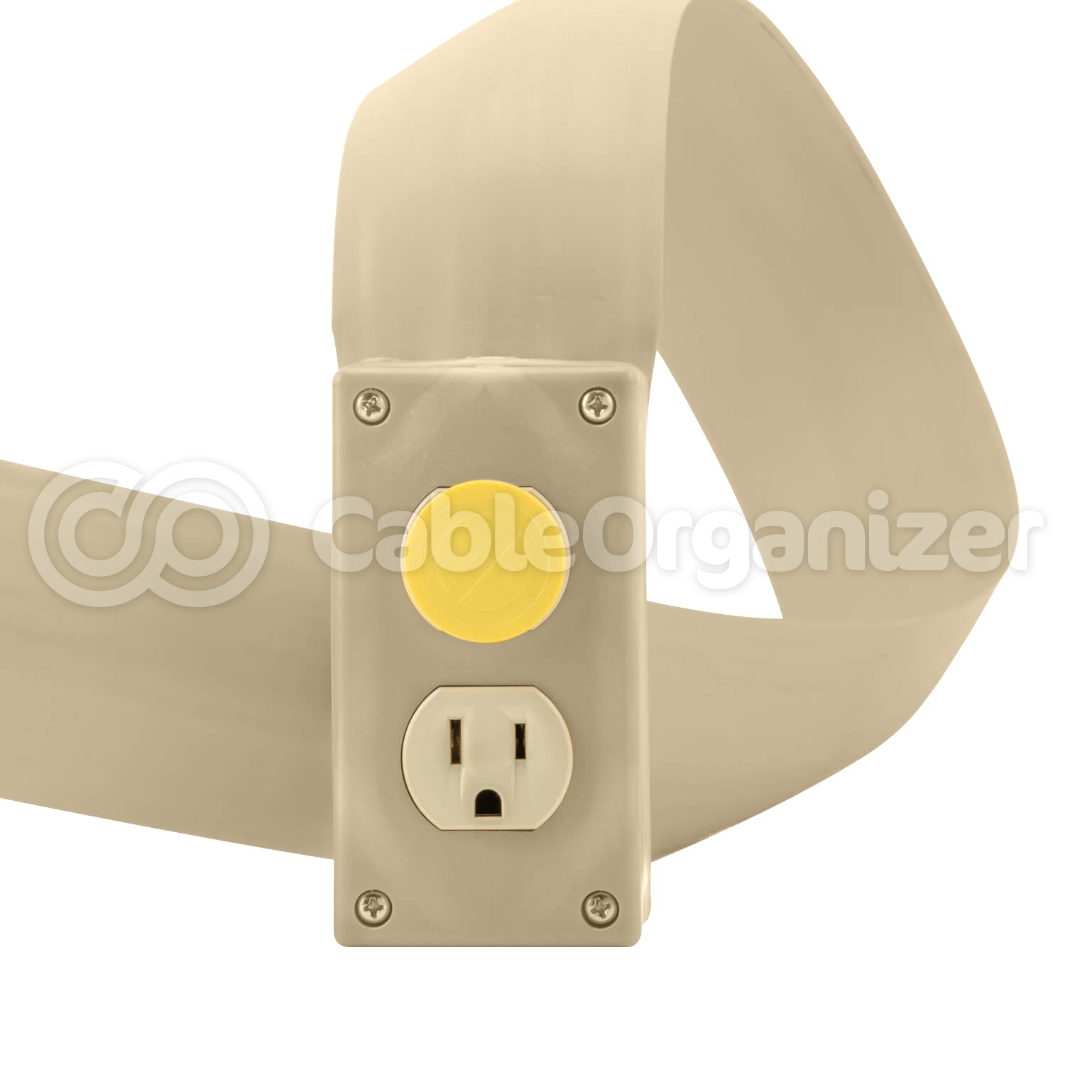 Lay-Flat Electrical Power Extension Cord Covers