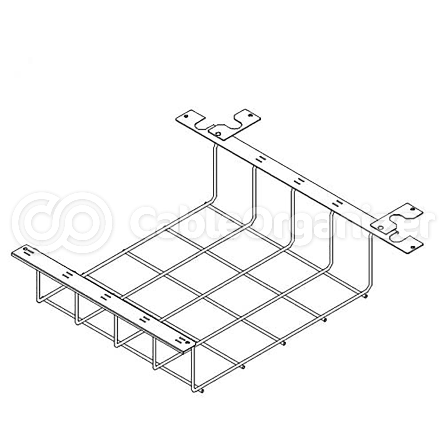 Snake Tray® Snake Canyon® Cable Trays for 1" Pedestals
