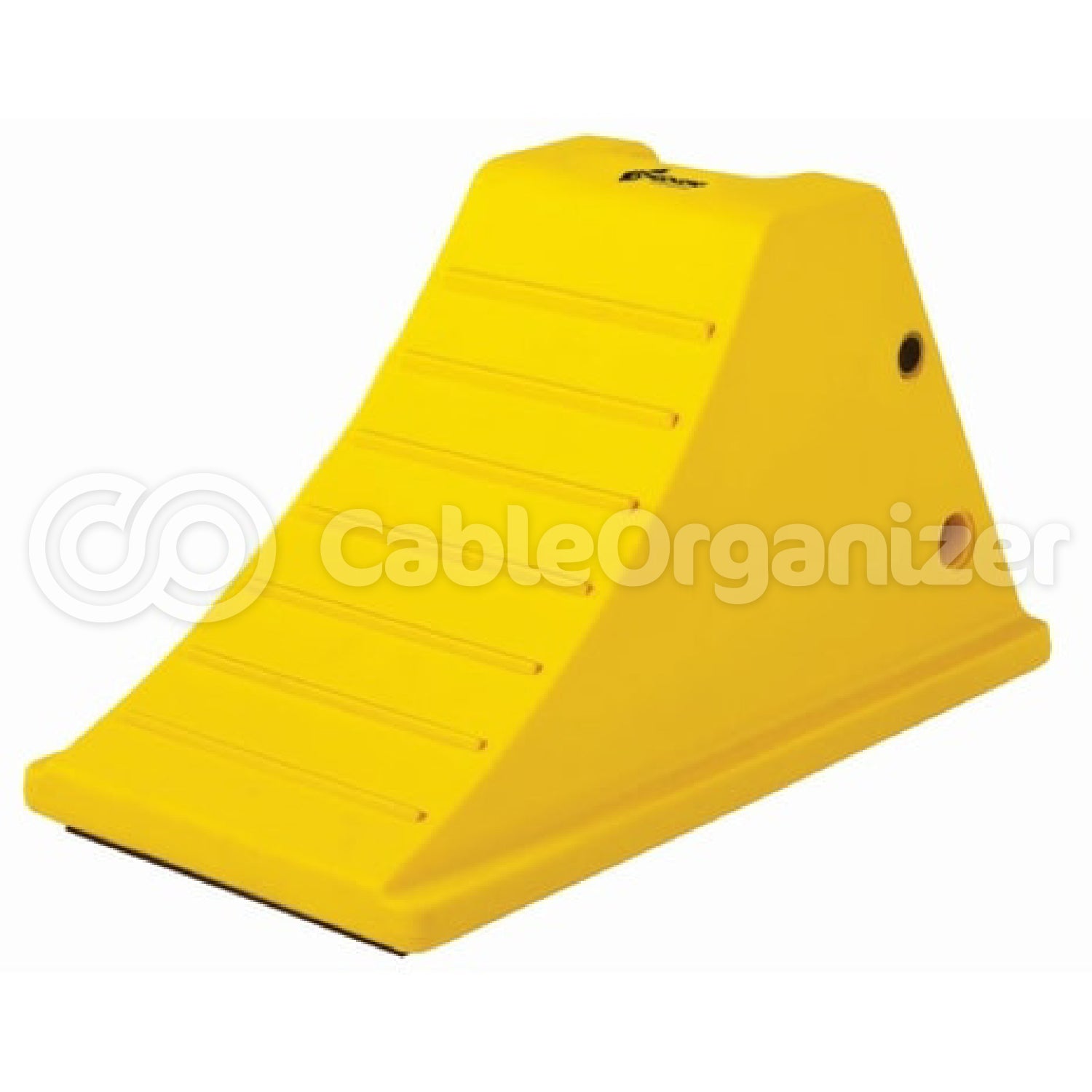 All-Terrain Heavy-Duty Wheel Chock with Rubber Pad, 75 Ton Capacity, 36-46 in. Tires