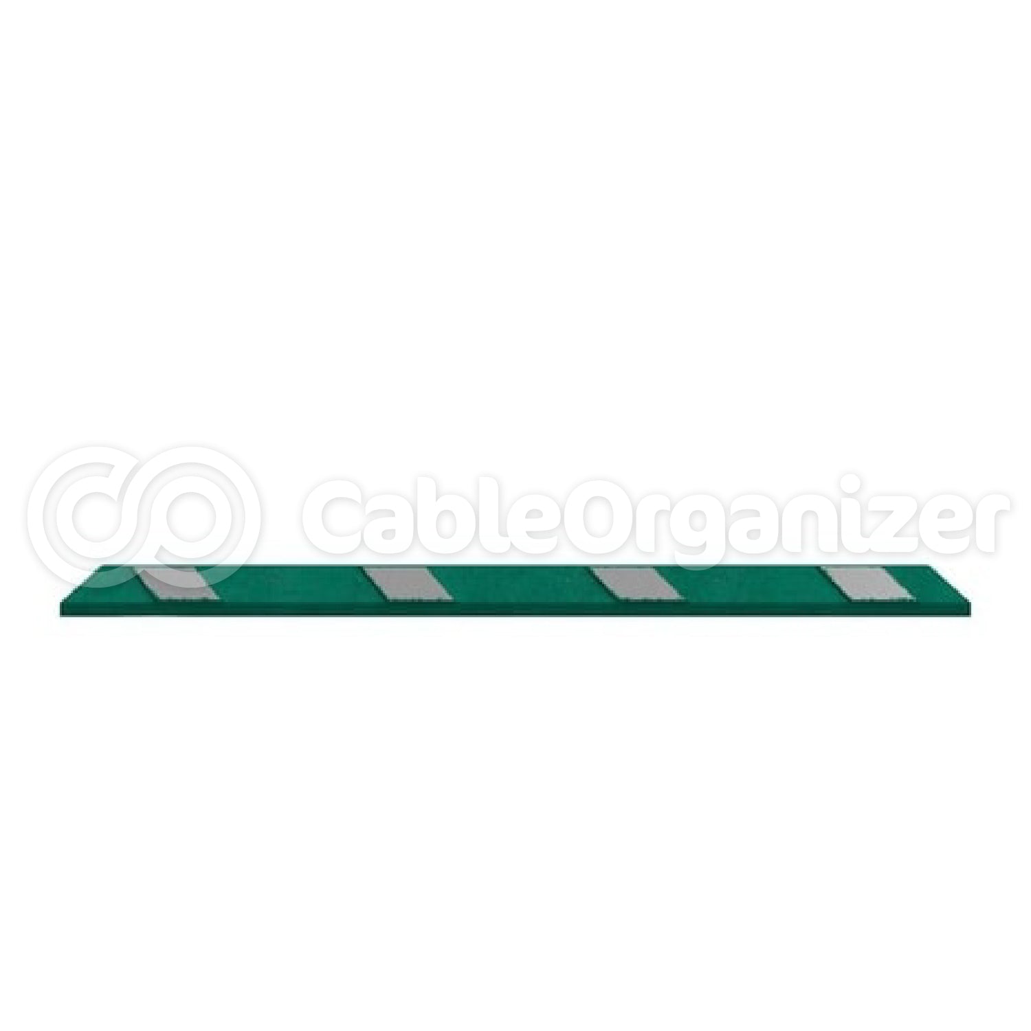 6' Park-It® Green/White Parking Curb