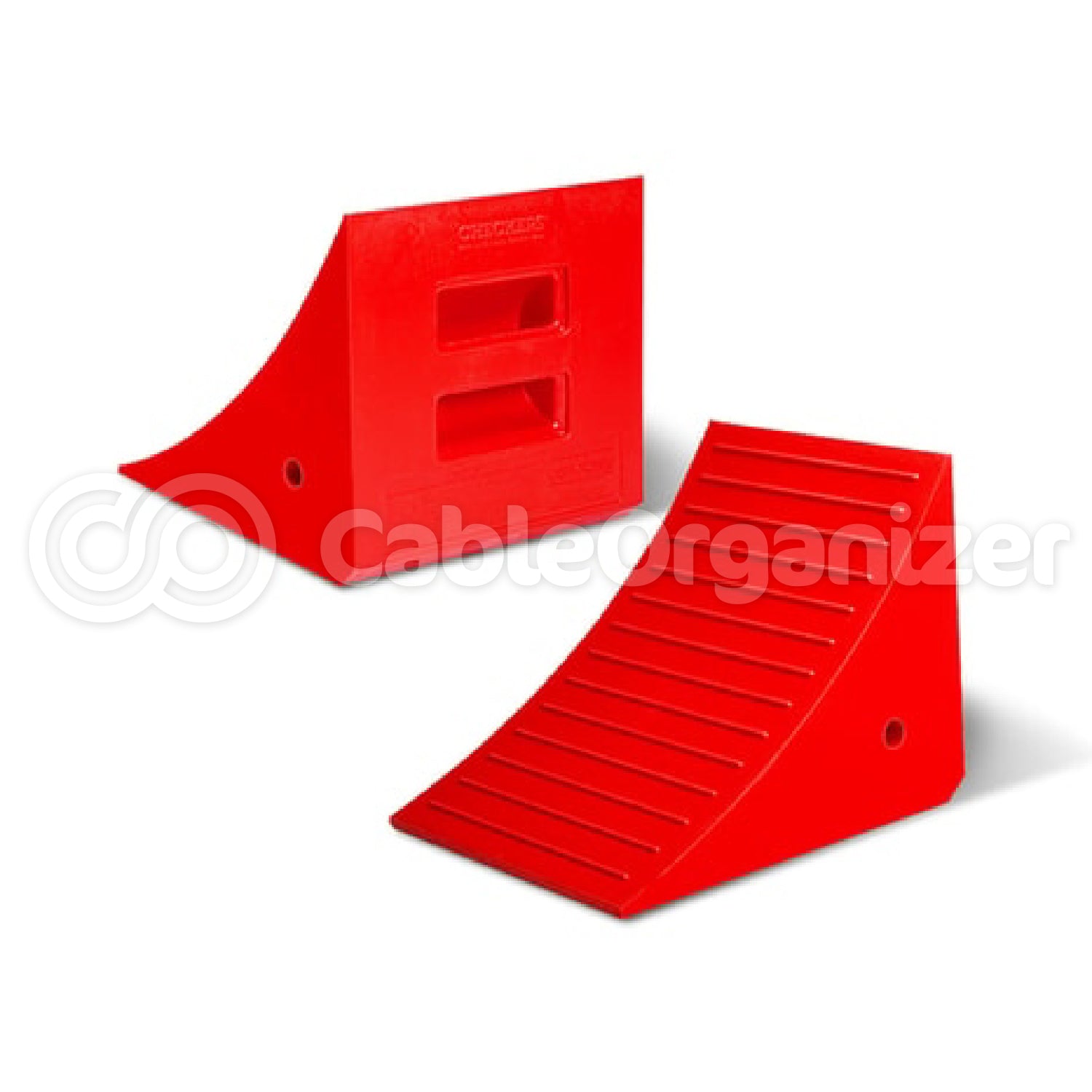 Heavy-Duty Wheel Chock, 245,000 lb Load Capacity, 46-65 in. Tires