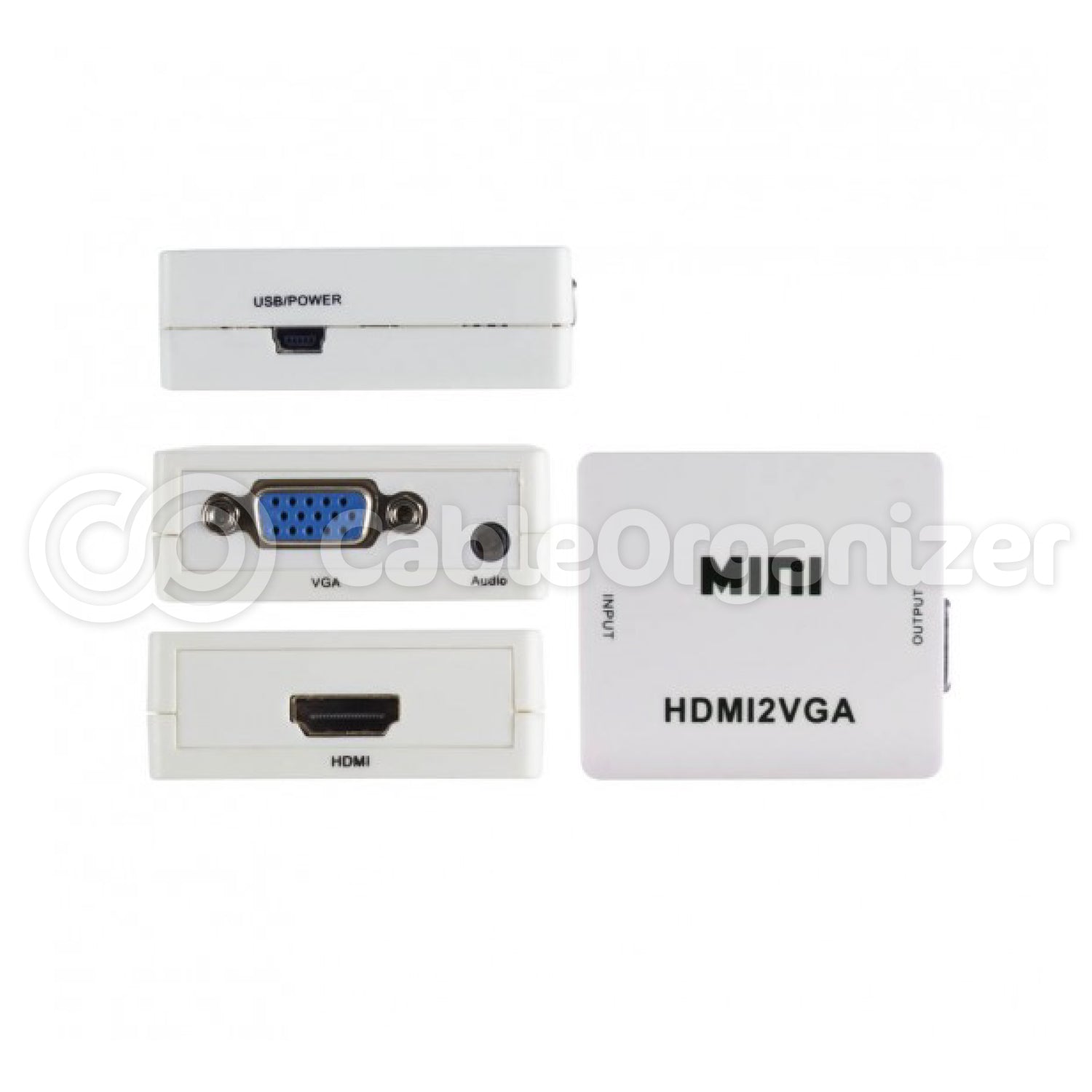 Helios® HDMI® to VGA and 3.5MM Stereo Audio Converter