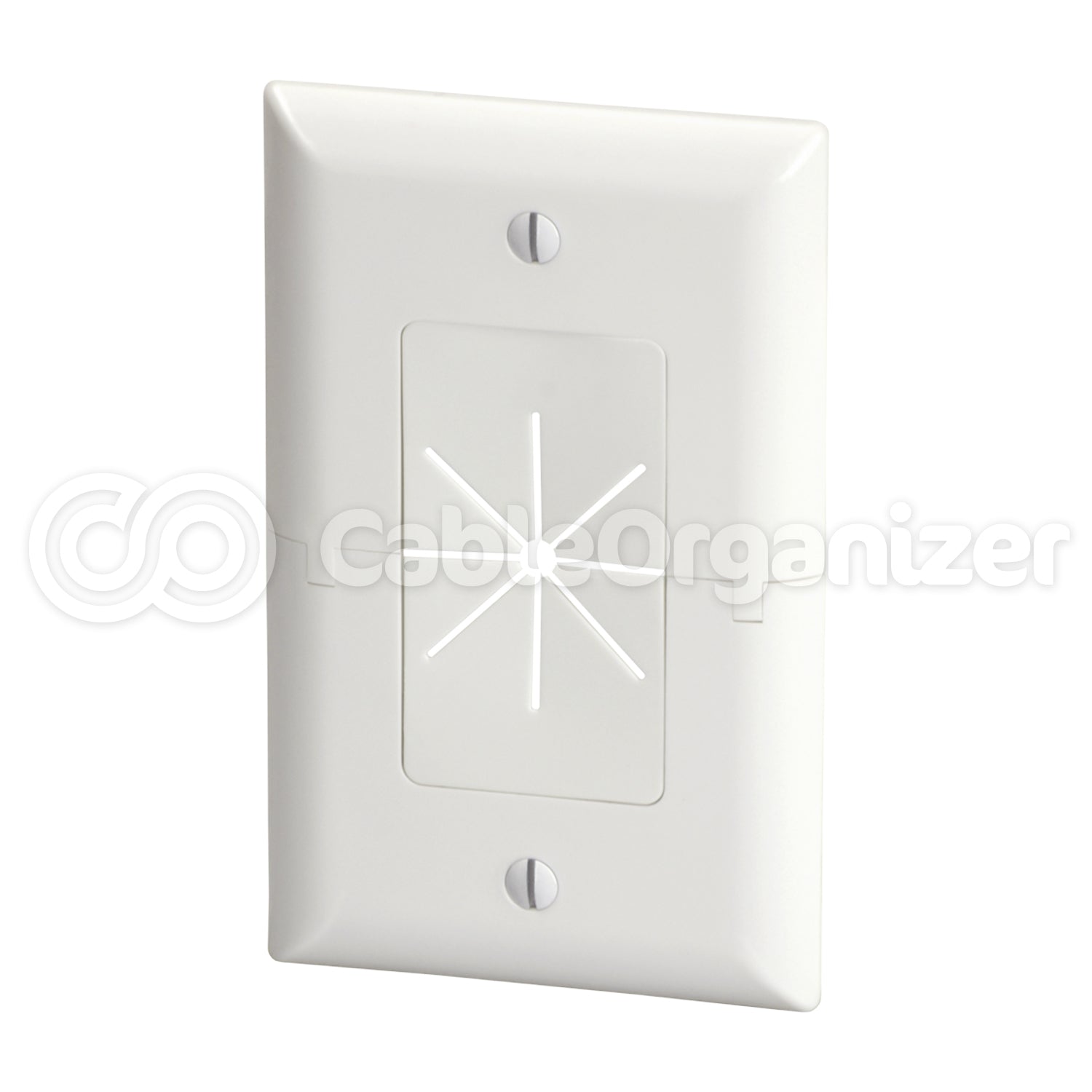Datacomm™ Low Voltage Cable Pass-Through Wall Plates