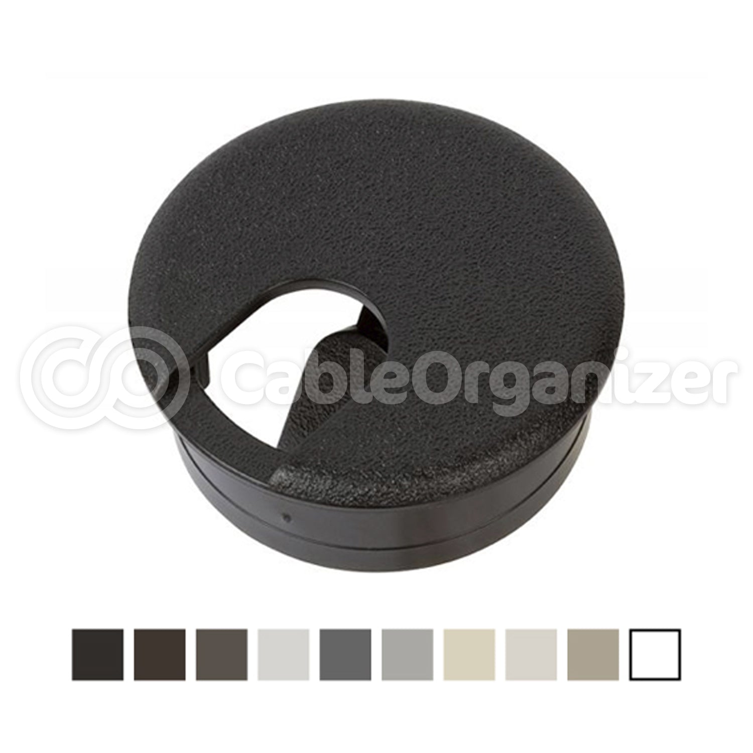 Round Plastic and Metallic Finish Desk Grommets