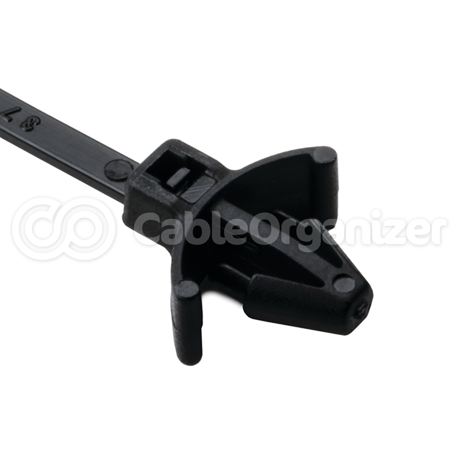 HellermannTyton® Wing Push Mount Ties- Arrowhead Mount