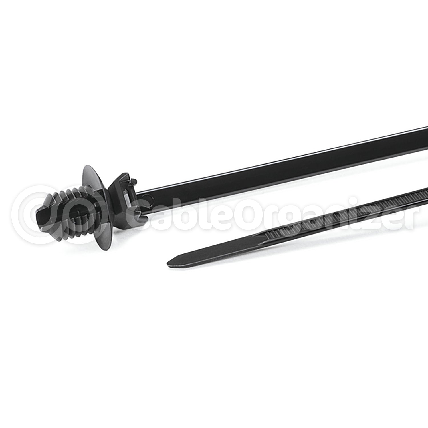 HellermannTyton® 1-Piece Cable Ties w/ Fir Tree Mount