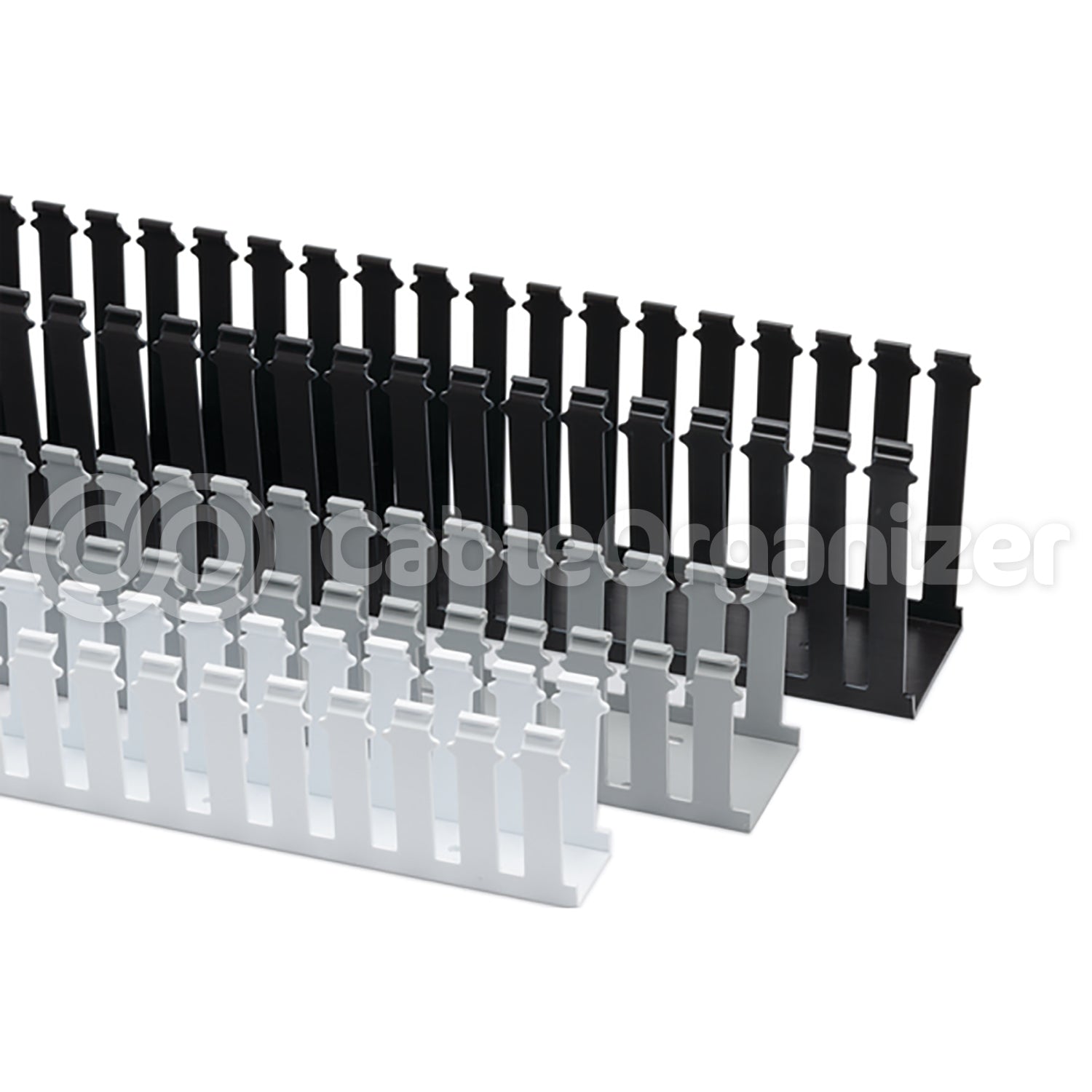 HellermannTyton® Slotted Wall Wiring Duct - 3in - Non-Adhesive