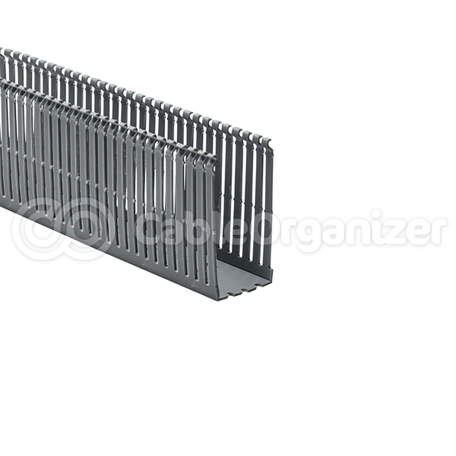 HellermannTyton® High Density Slotted Wall Wiring Duct - 2in - Non-Adhesive