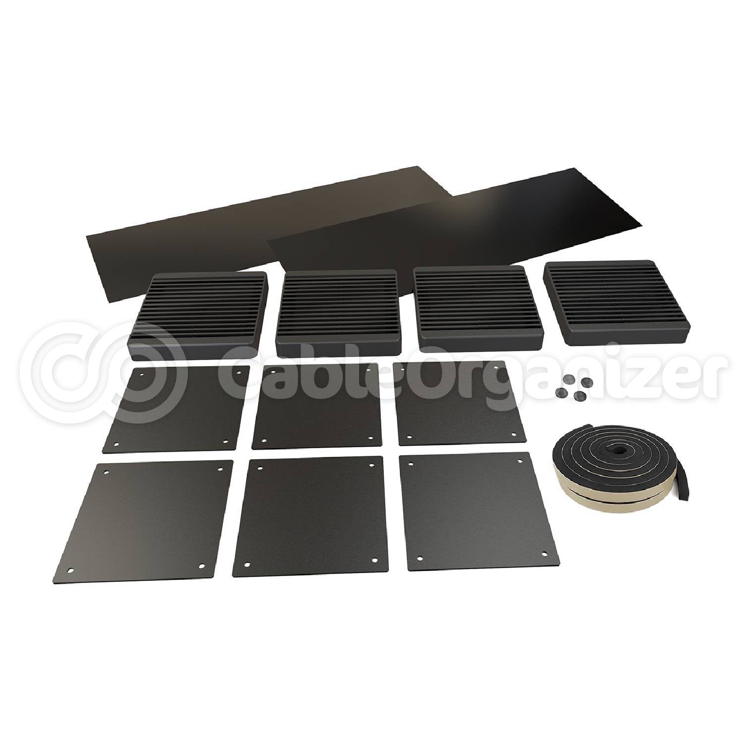 Hammond® Manufacturing Wall Rack Cabinet Sealing and Filter Kit - For use with the HWC Series