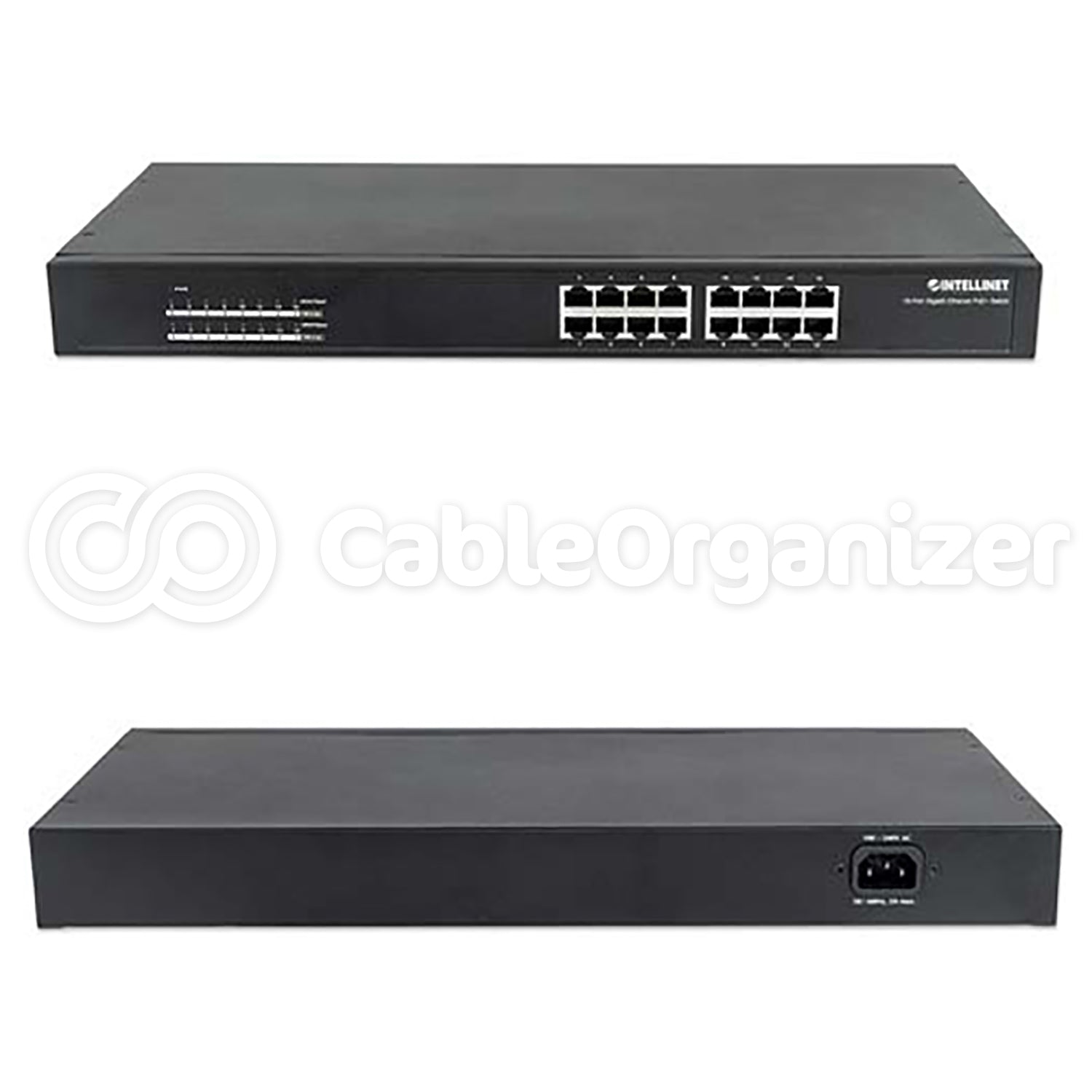 Last Chance 16-Port Gigabit Ethernet PoE+ Switch - 220 watt ...