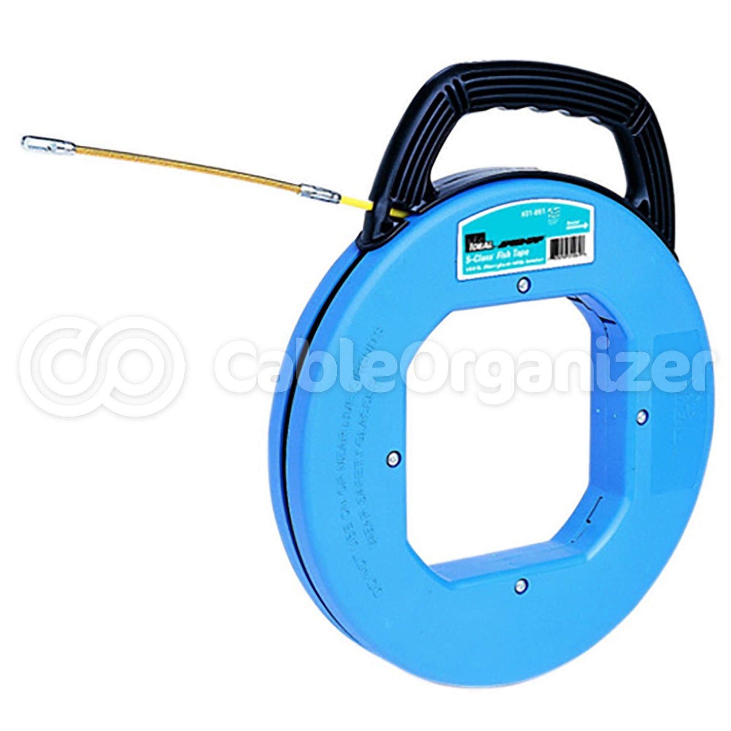 IDEAL Tuff-Grip™ S-Class® Fiberglass Fish Tape with Leader, 100 Feet Long