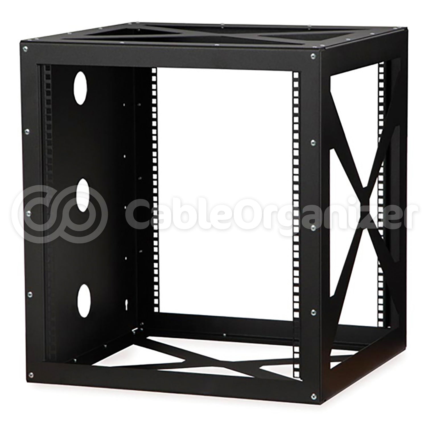 Kendall Howard 12U Side Load Wallmount Rack