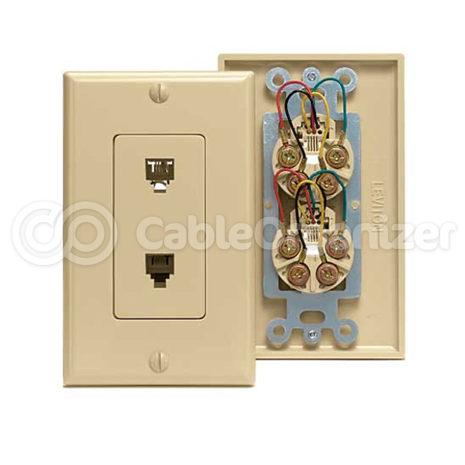 Type 625 Decora® Modular Telephone Wall Jacks
