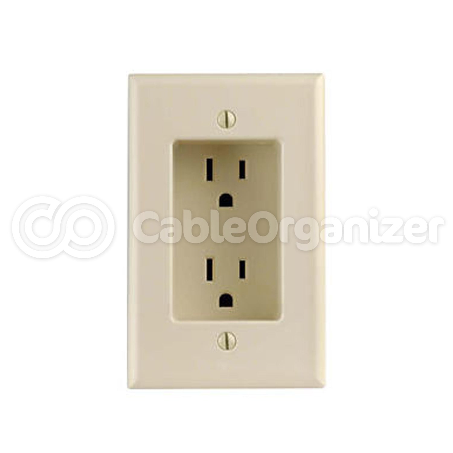 Leviton Decora Recessed Duplex Receptacles