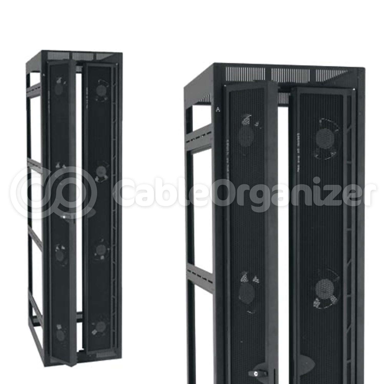 Middle Atlantic High CFM Split Rear Door