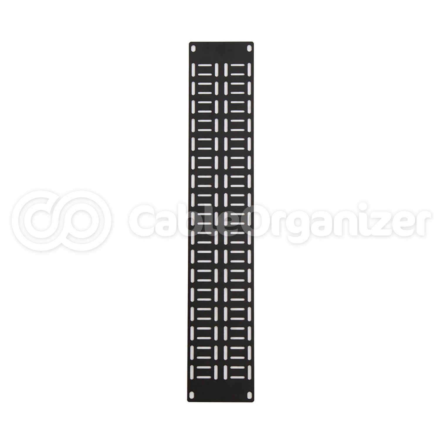Kendall Howard 2U Flat Cable Lacing Panel