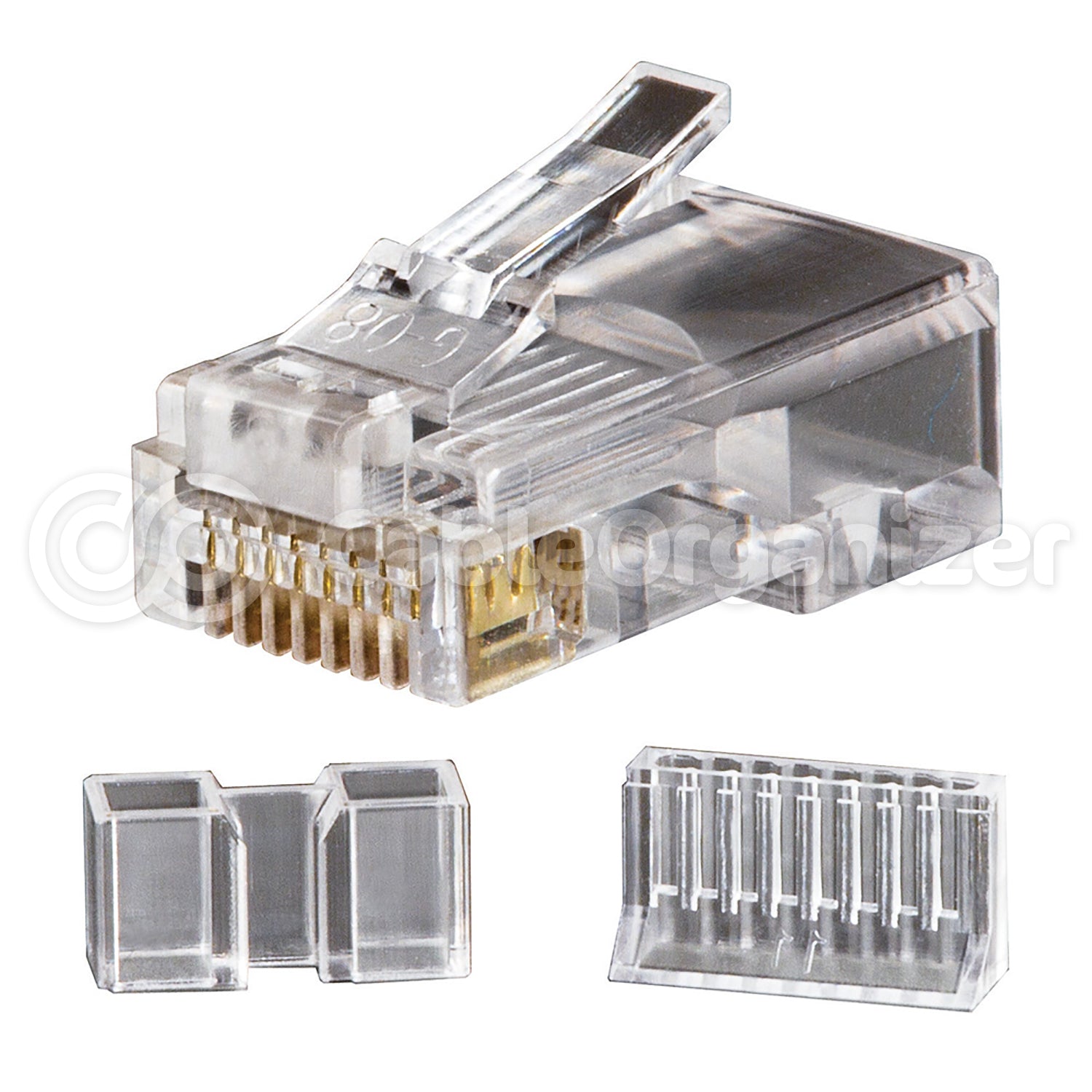 Klein Tools Modular Data Plugs RJ45 CAT6, 25-Pack