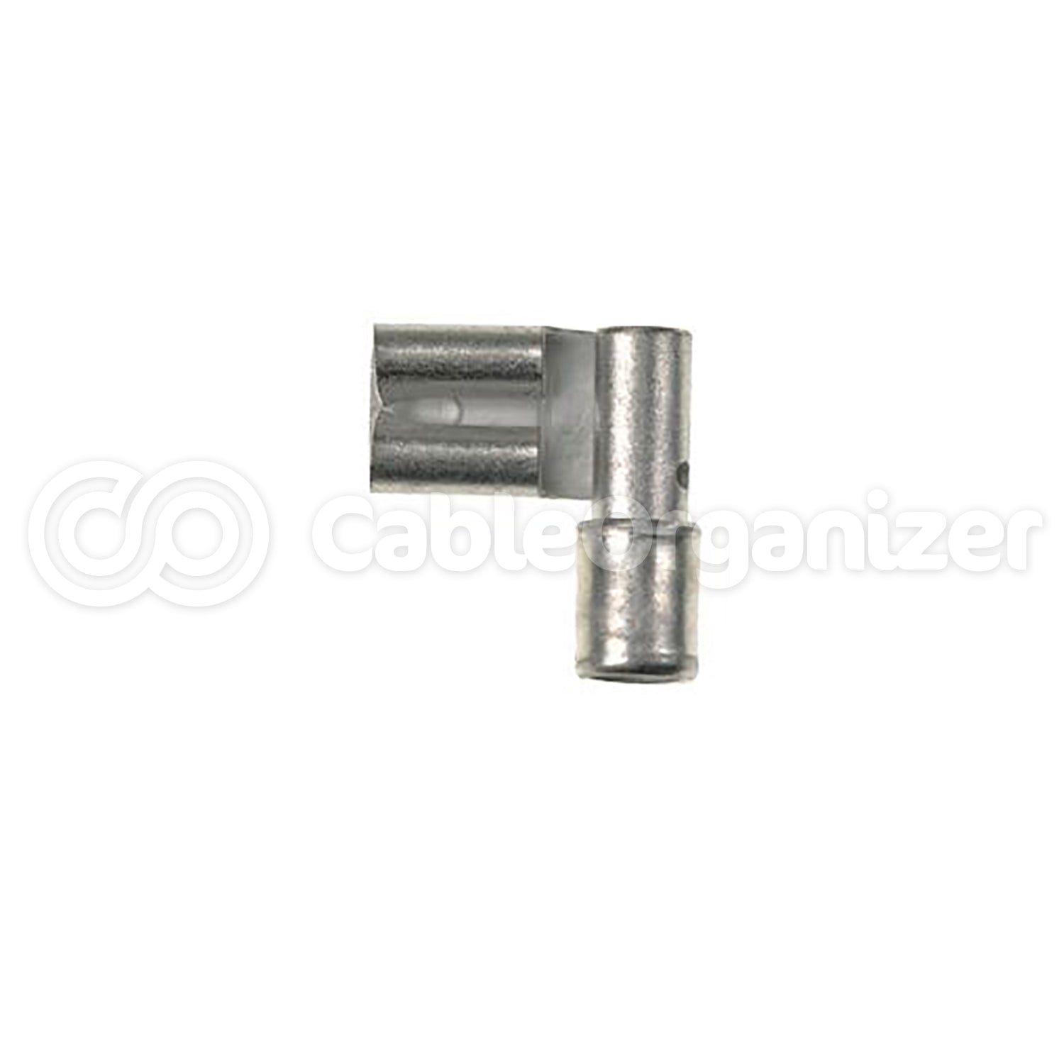 Female Disconnect, right angle, non-insulated, 12 - 10 AWG, .250 x .032 tab size