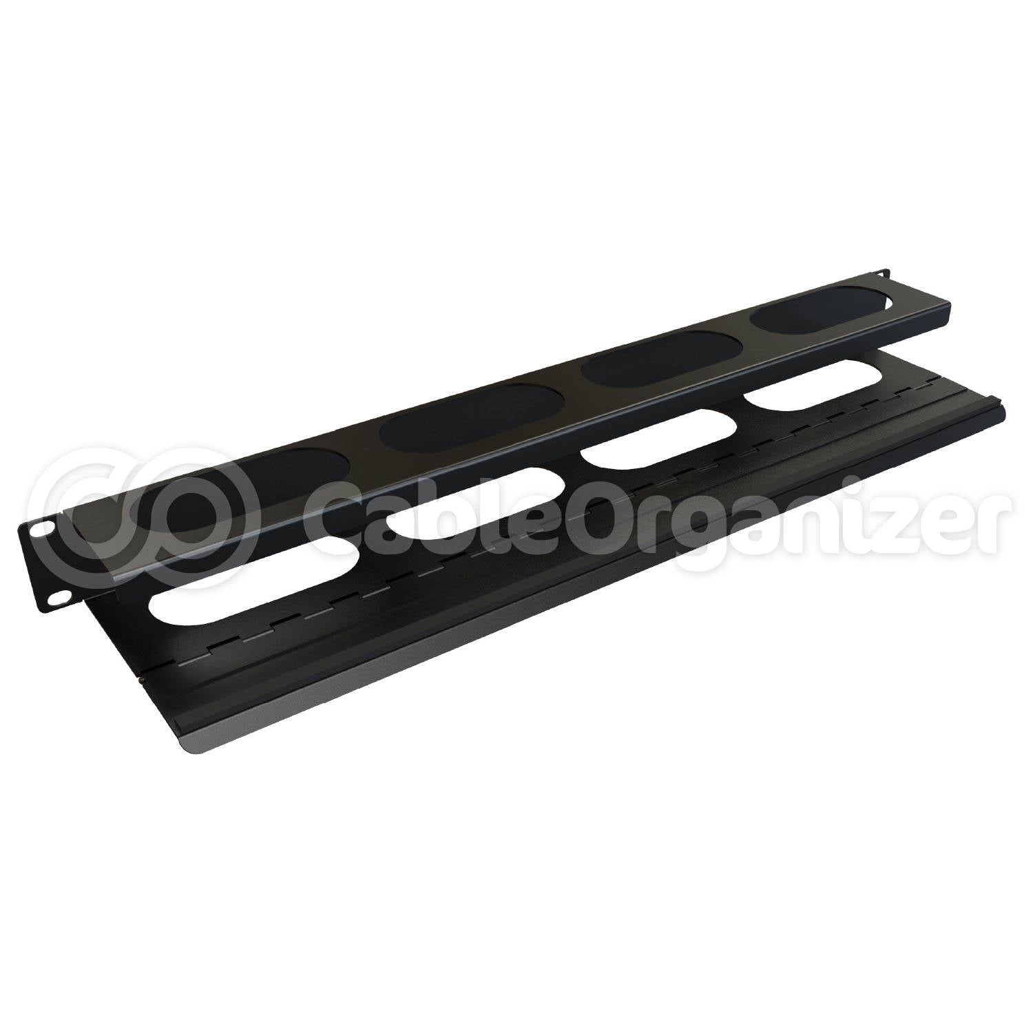 Hammond® Manufacturing Horizontal Hinged Cable Manager with Door