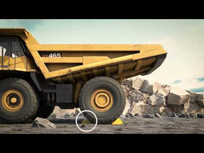All-Terrain Heavy-Duty Wheel Chock with Rubber Pad, 75 Ton Capacity, 36-46 in. Tires