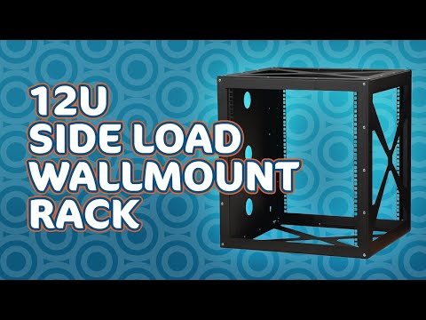 Kendall Howard 12U Side Load Wallmount Rack