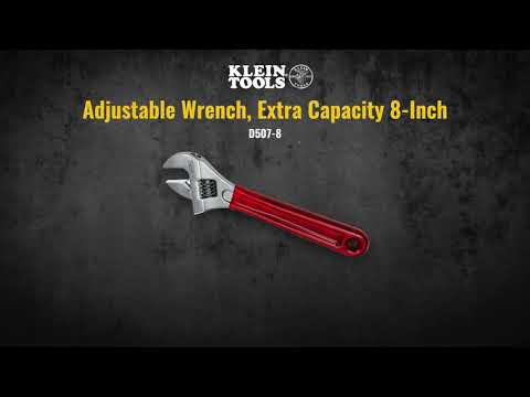 Klein Tools Adjustable Wrench Extra Capacity
