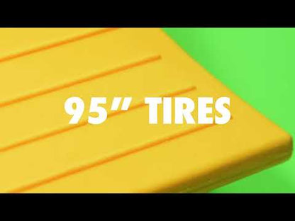 Heavy-Duty Wheel Chock, 65-105 in. Tires, 275 Ton Capacity