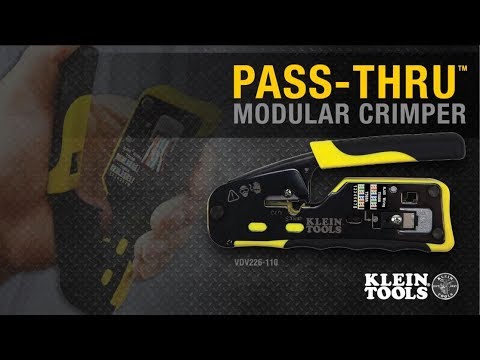 Klein Tools Pass-Thru™ Modular Data Plugs CAT6