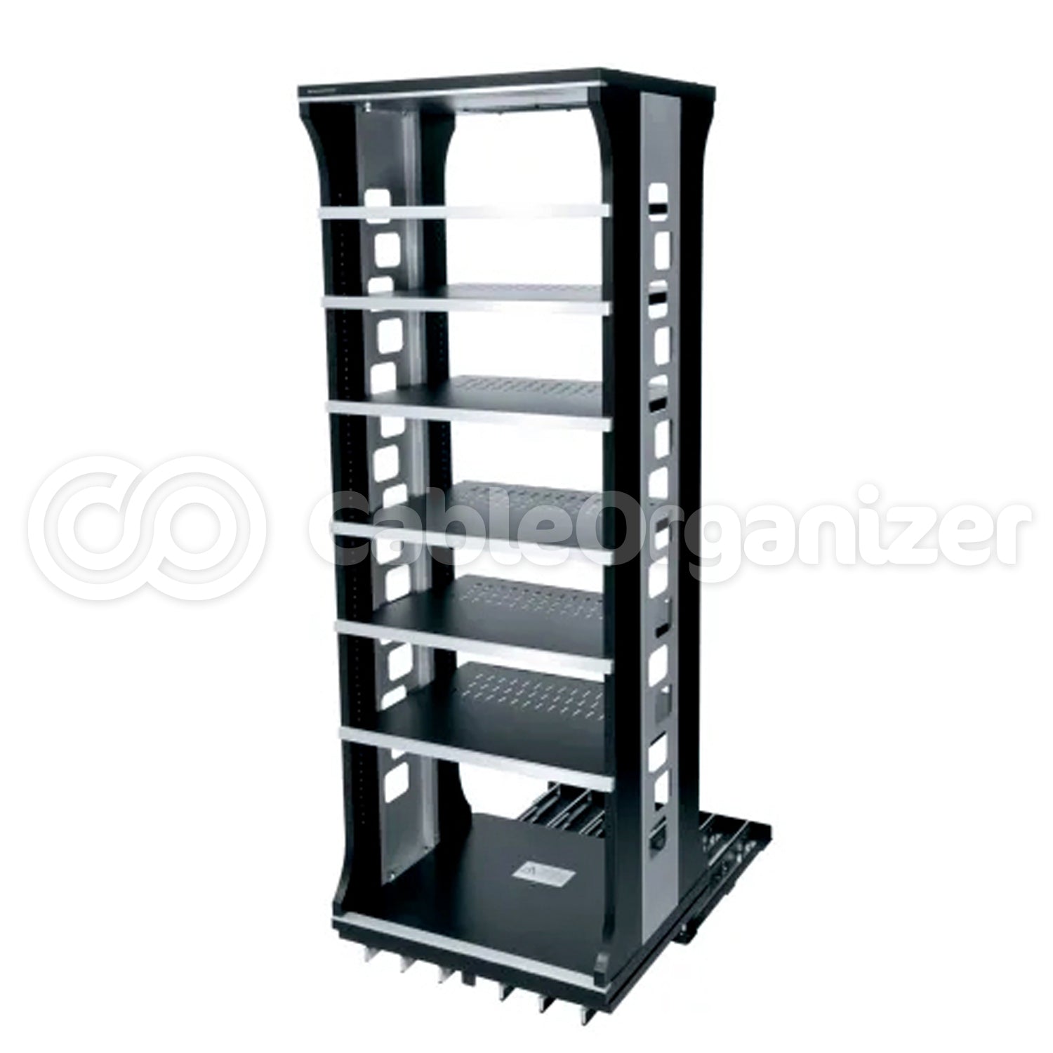 ASR-HD Series Heavy Duty Rotating Slide Out Shelving System