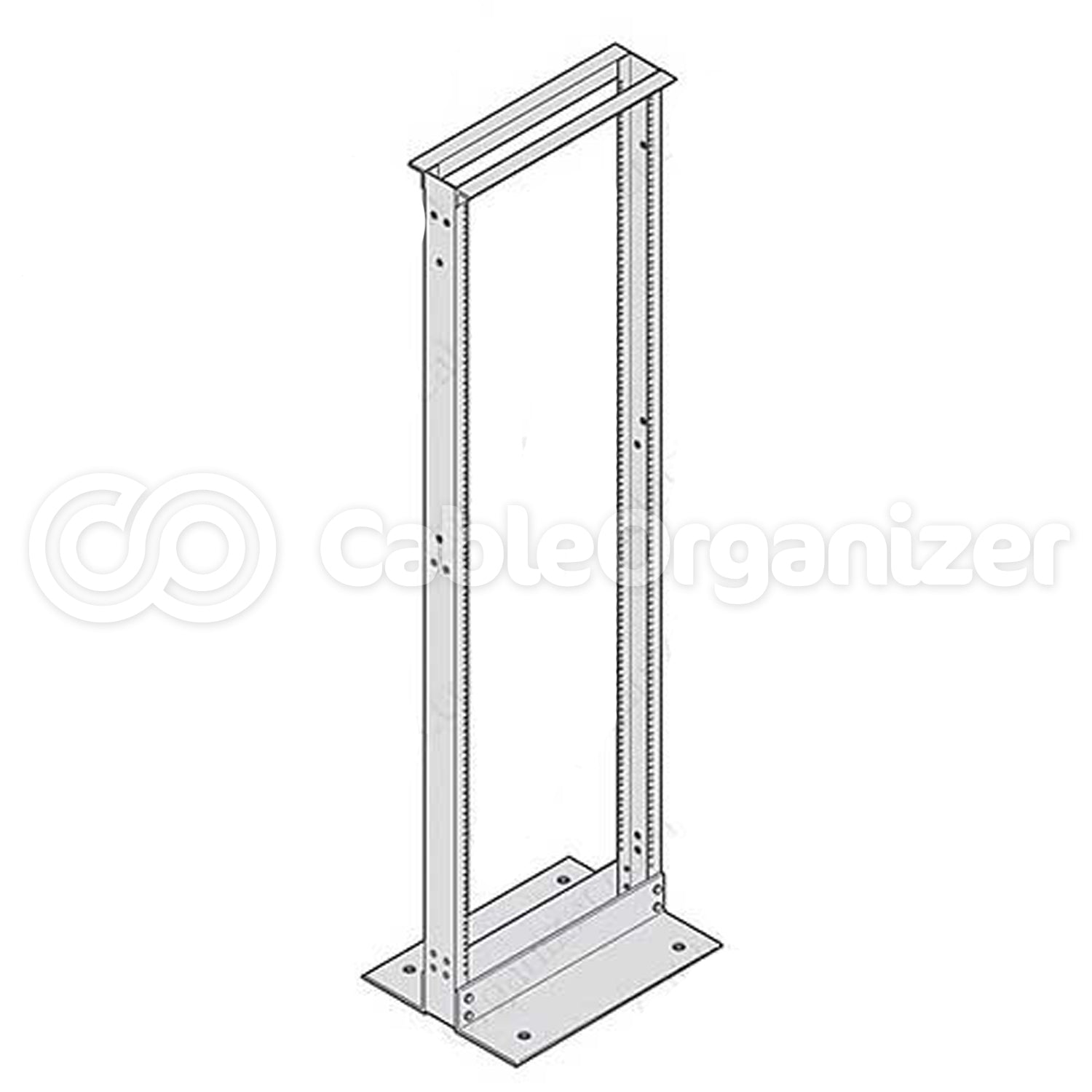 B Line Rack Cooper B-Line Two Post Network Equipment Rack – CableOrganizer