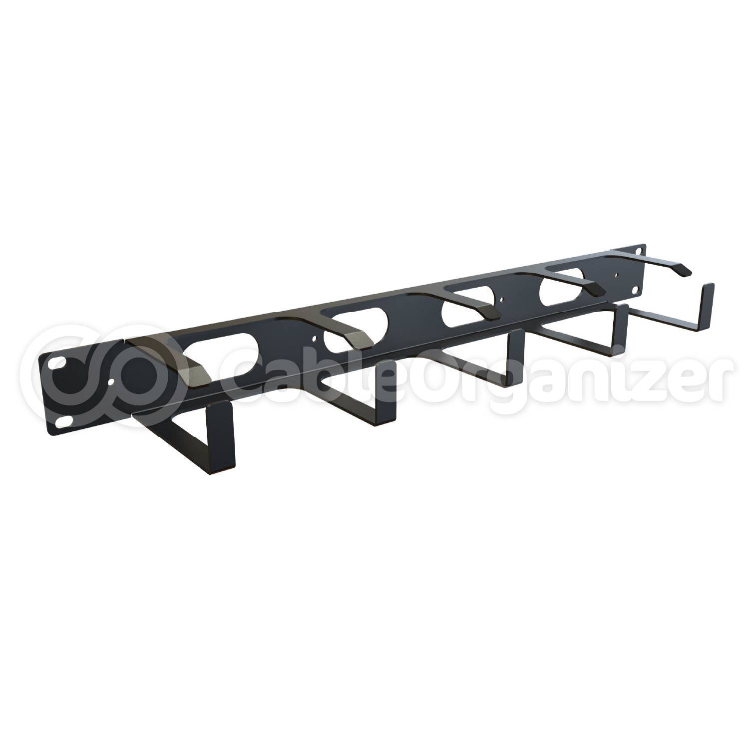 Hammond® Manufacturing Horizontal Cable Manager Ring Style