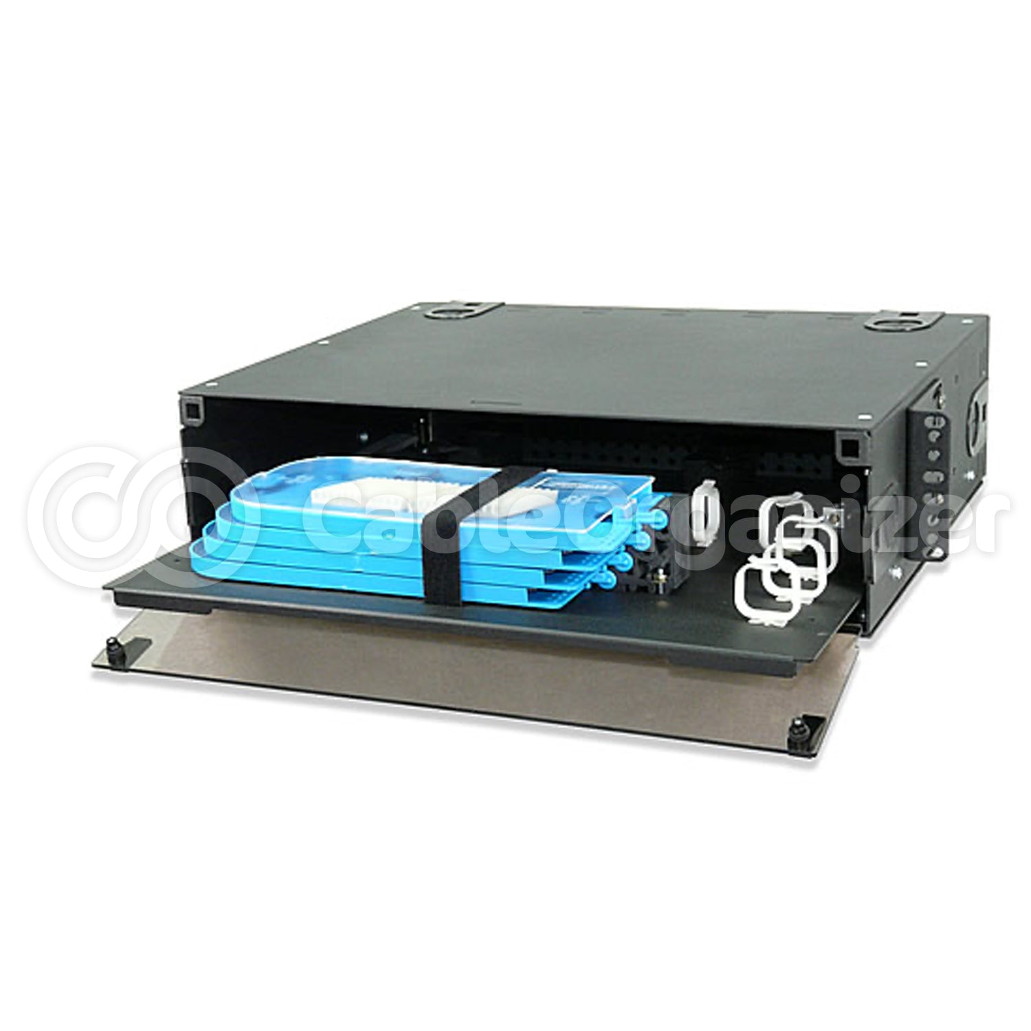 Signamax™ Rackmount Fiber Optic Splice Tray Enclosures – CableOrganizer