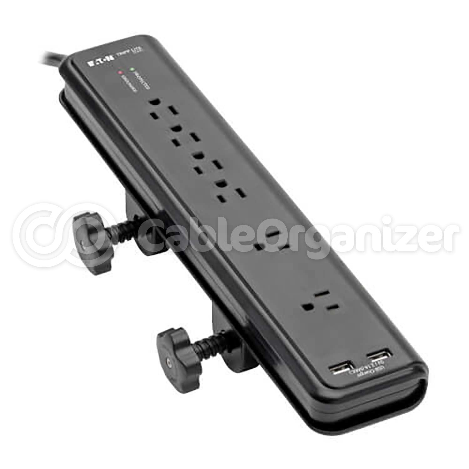 Tripp-Lite® Desk Mount Clamp-on Surge Protector