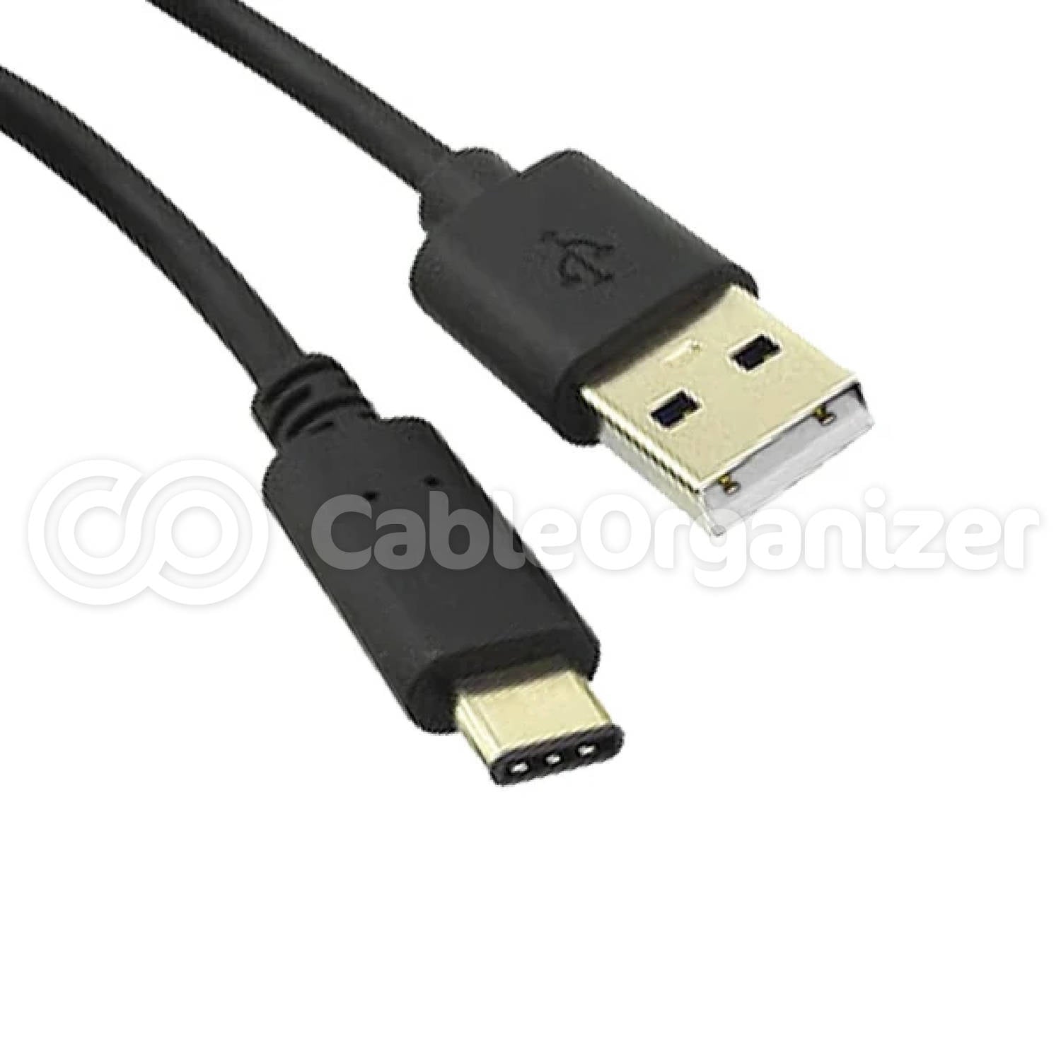 USB C to USB 2.0 A Male, Black, 3.3ft