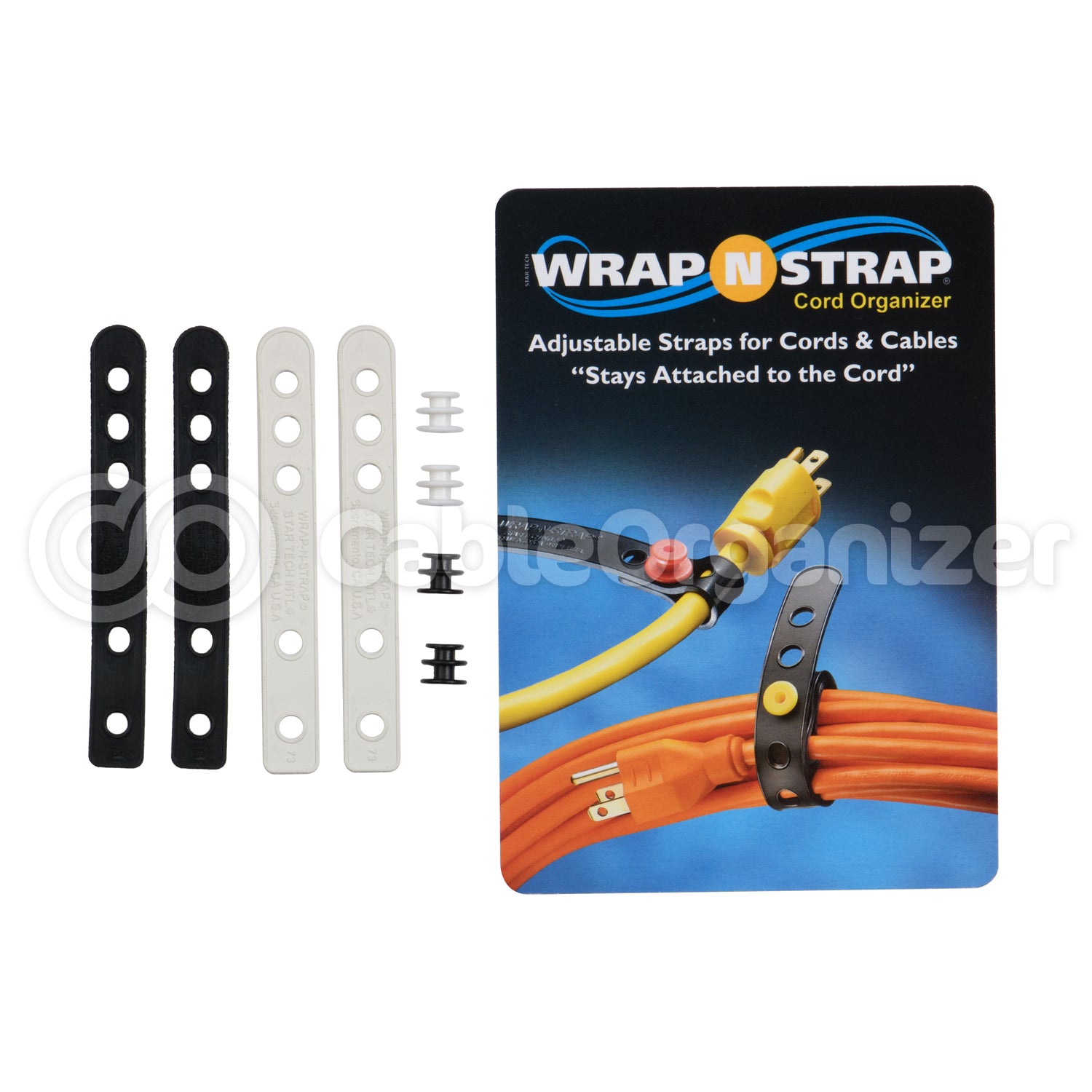 Wrap N Strap® Rubber Strap Cord Organizers