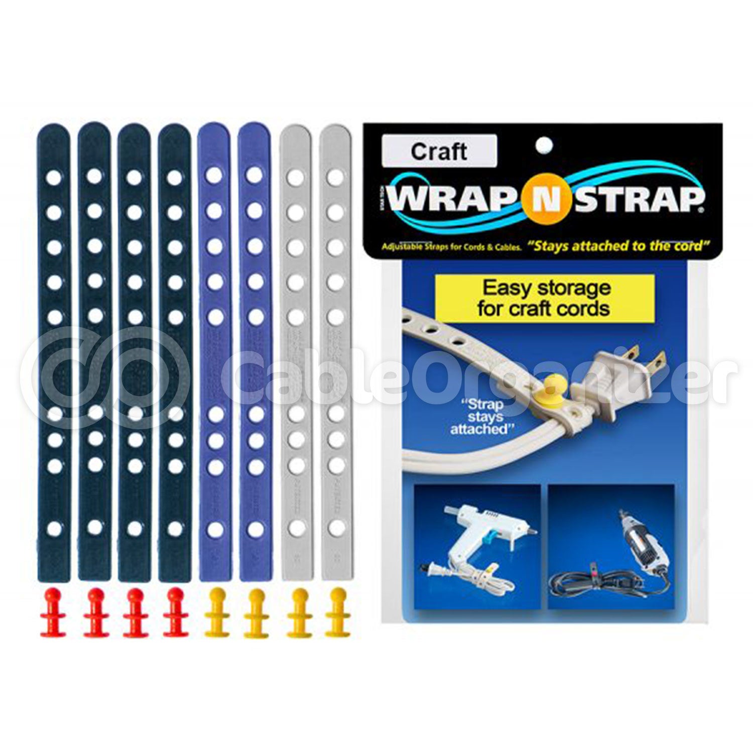 Wrap N Strap® Rubber Strap Cord Organizers
